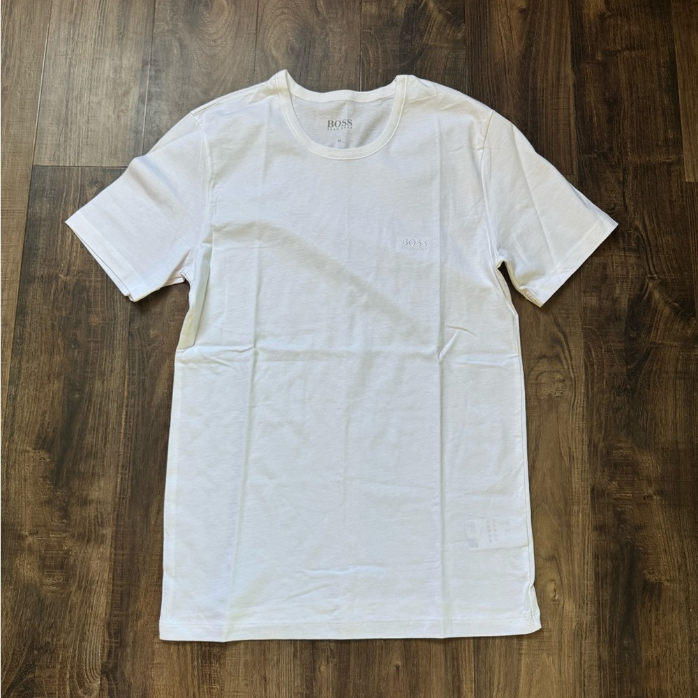Hugo Boss White Short Sleeve Tee